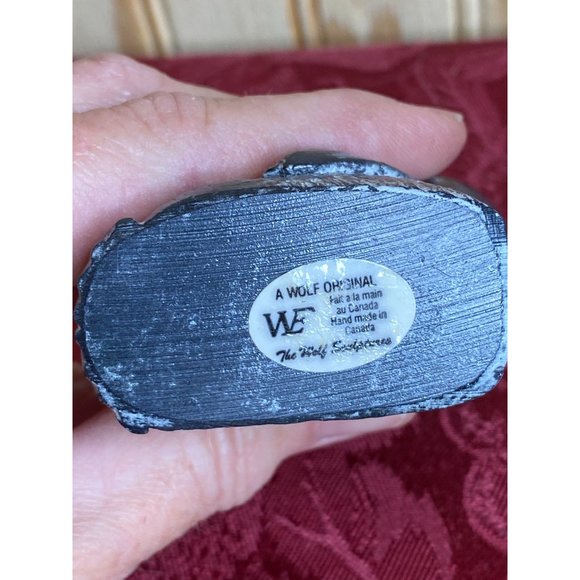 The Wolf Sculptures A Wolf Original Seal Sea Lion Figurine Soapstone Carving - Picture 5 of 8